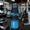 H164-HY-053B Summer Fitness sports water cup, spray-painted double-drinking gradient cup, portable and durable for outdoor fitness students Item Picture